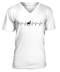 Kauriin syke – V-kaula-aukollinen T-paita